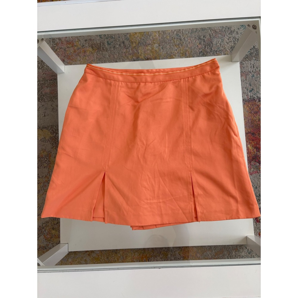 EP Pro Womens Orange Golf Skort Microfibre Active Mini Skirt Shorts Size 10